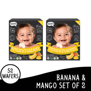 Nosh Baby Munchables Banana Mango Set of 2
