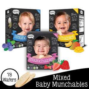 Nosh Baby Munchables Mixed Set of 3
