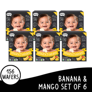 Nosh Baby Munchables Banana Mango Box of 6