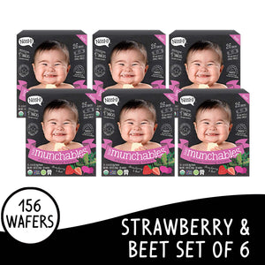 Nosh Baby Munchables Strawberry Beet Box of 6