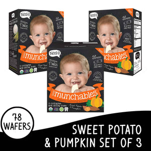 Nosh Baby Munchables Sweet Potato & Pumkin Set of 3