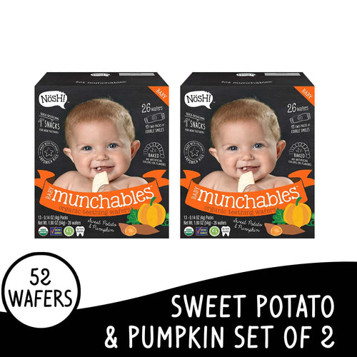 Nosh Baby Munchables Sweet Potato & Pumkin Set of 2