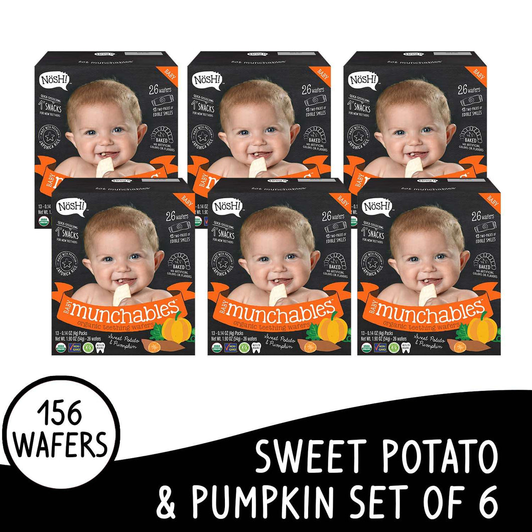 Nosh Baby Munchables Sweet Potato & Pumkin Set of 6